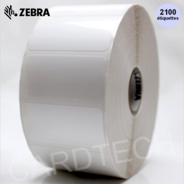 étiquettes zebra z-ultimate 3000t 70mm 32mm blanches